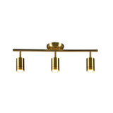 Living Room Modern Adjustable Brass Track Light Large Image - 4