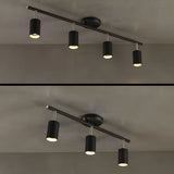 Living Room Modern Adjustable Brass Track Light Large Image - 11