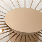 Living Room Modern Starburst Semi-Flush Mount Light Image - 12