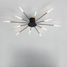 Living Room Modern Starburst Semi-Flush Mount Light Image - 15