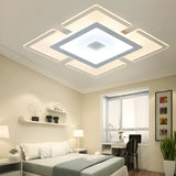 Living Room Modish Rectangular LED Flush Mount Light Image - 11