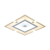 Living Room Modish Rectangular LED Flush Mount Light Image - 14