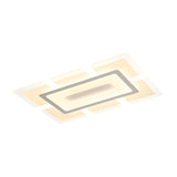 Living Room Modish Rectangular LED Flush Mount Light Image - 7