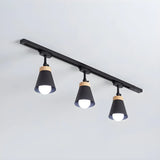 Living Room Nordic Iron Cone Metal Track Light White Image - 9
