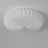 Living Room Pleated Drum Flush Mount Ceiling Light  Image - 13
