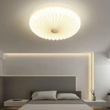 Living Room Pleated Drum Flush Mount Ceiling Light  Image - 8