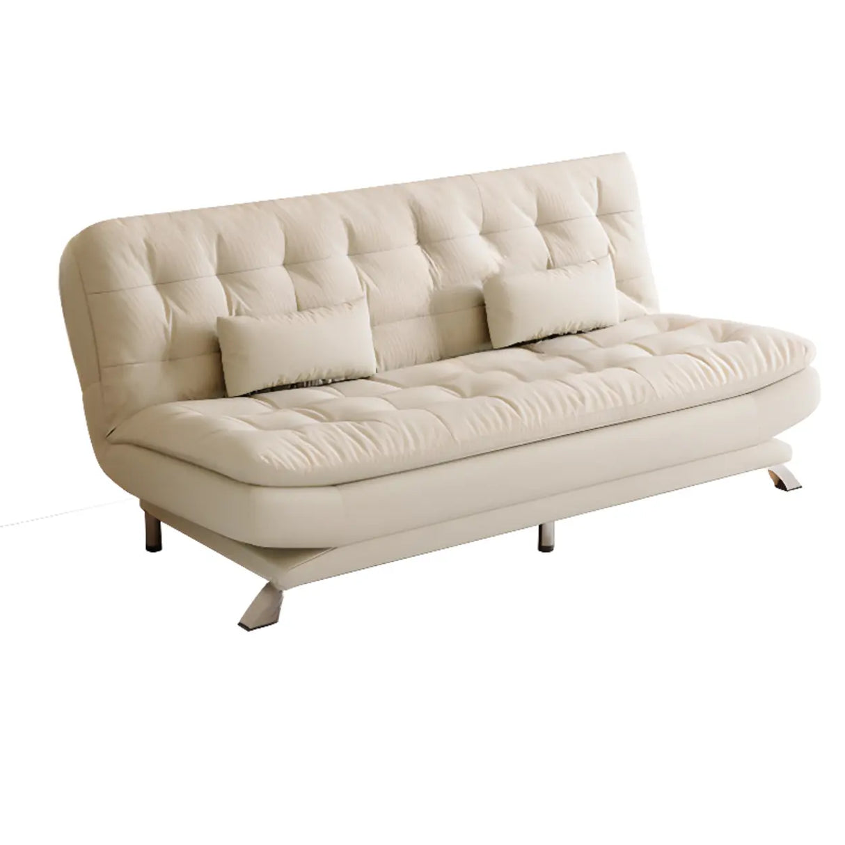 Living Room Two-Color Fabric Wooden Frame Loveseat Image - 12