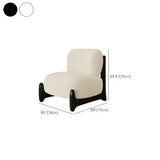 Living Room White Tight Back Metal Frame Curved Sofa #size