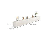 Living Room White Wooden Rectangular Drawers TV Stand Image - 23