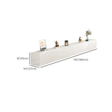 Living Room White Wooden Rectangular Drawers TV Stand Image - 25
