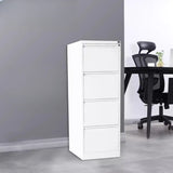 Lockable Metal Vertical Black Anti-Moisture Filing Cabinet Image - 15