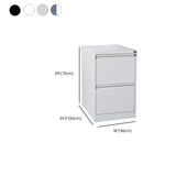Lockable Metal Vertical Black Anti-Moisture Filing Cabinet #size
