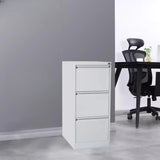 Lockable Metal Vertical Black Anti-Moisture Filing Cabinet Image - 3