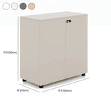 Lockable Secure Vertical Wood Filing Cabinet with Lock #size