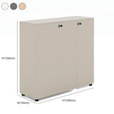 Lockable Secure Vertical Wood Filing Cabinet with Lock Image - 22