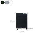 Lockable Small Vertical Steel Rolling White Filing Cabinet Image - 15