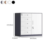 Lockable Steel Vertical Large Filing Storage Cabinet Image - 33
