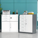 Lockable Steel Vertical Large Filing Storage Cabinet Image - 5