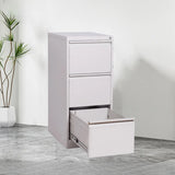 Lockable Vertical White Storage Filing Cabinet System Image - 11
