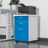 Lockable Wood Vertical Filing Cabinet with Printer Storage Image - 11