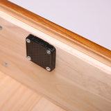 Lockable Wooden Vertical Brown Storage Filing Cabinet Image - 13