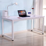 Long Light Walnut Wooden Computer Desk  Image - 3
