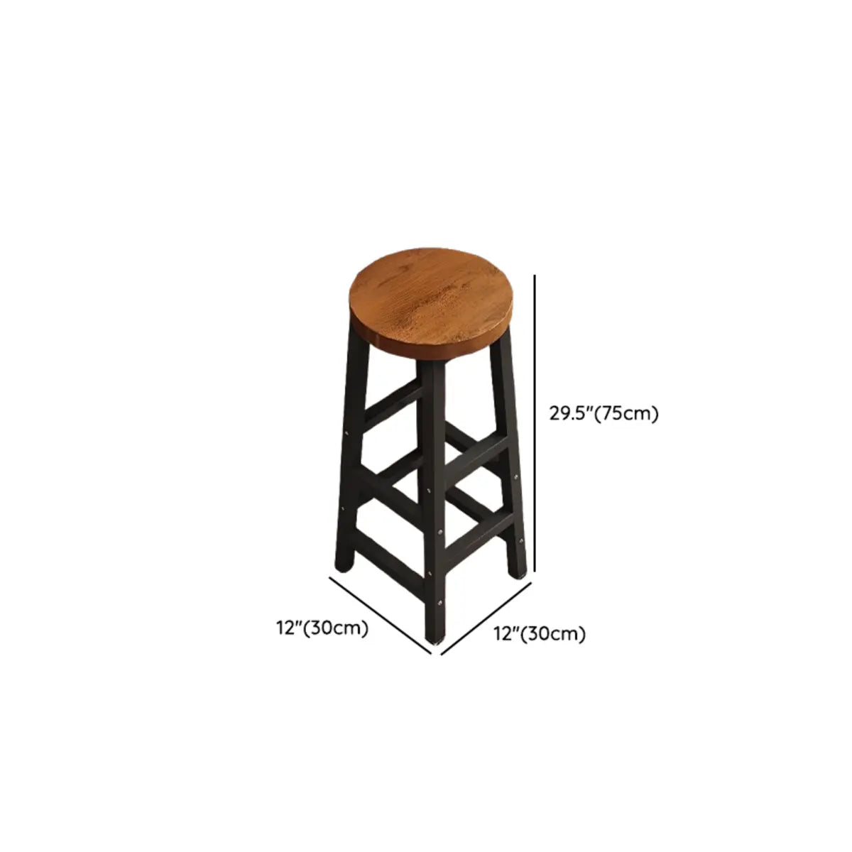 Long Manufactured Wood Trestle Brown Storage Bar Table Set Image - 20