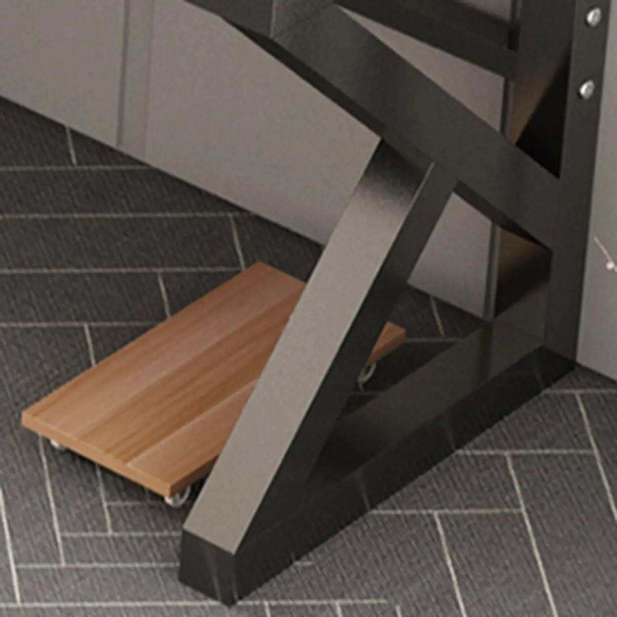 Long Standard Wooden 3-personal Computer Desk Image - 16