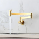 Low Arc Lever Handles Wall-Mounted Kitchen Faucets Image - 1