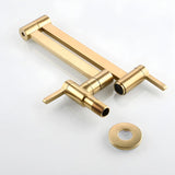 Low Arc Lever Handles Wall-Mounted Kitchen Faucets Image - 13
