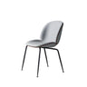 Low Curved Back Metal Padded Armless Dining Chairs Image - 10