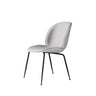 Low Curved Back Metal Padded Armless Dining Chairs Image - 27