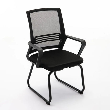 Lumbar Support Adjustable Metal Frame Mesh Office Chair Image - 2