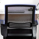 Lumbar Support Adjustable Metal Frame Mesh Office Chair Image - 7