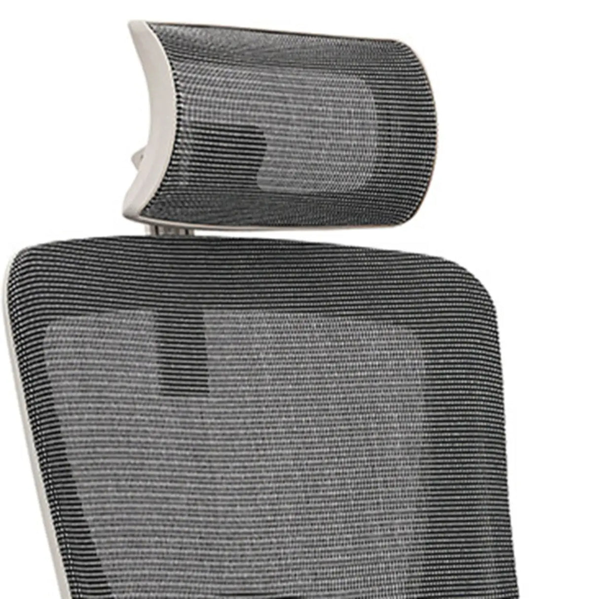 Lumbar Support Black Metal Ergonomic Mesh Office Chair Image - 8