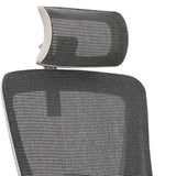 Lumbar Support Black Metal Ergonomic Mesh Office Chair Image - 8