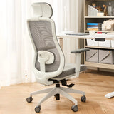 Lumbar Support Ergonomic Fabric Adjustable Office Chair Image - 1
