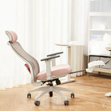 Lumbar Support Ergonomic Fabric Adjustable Office Chair Image - 3