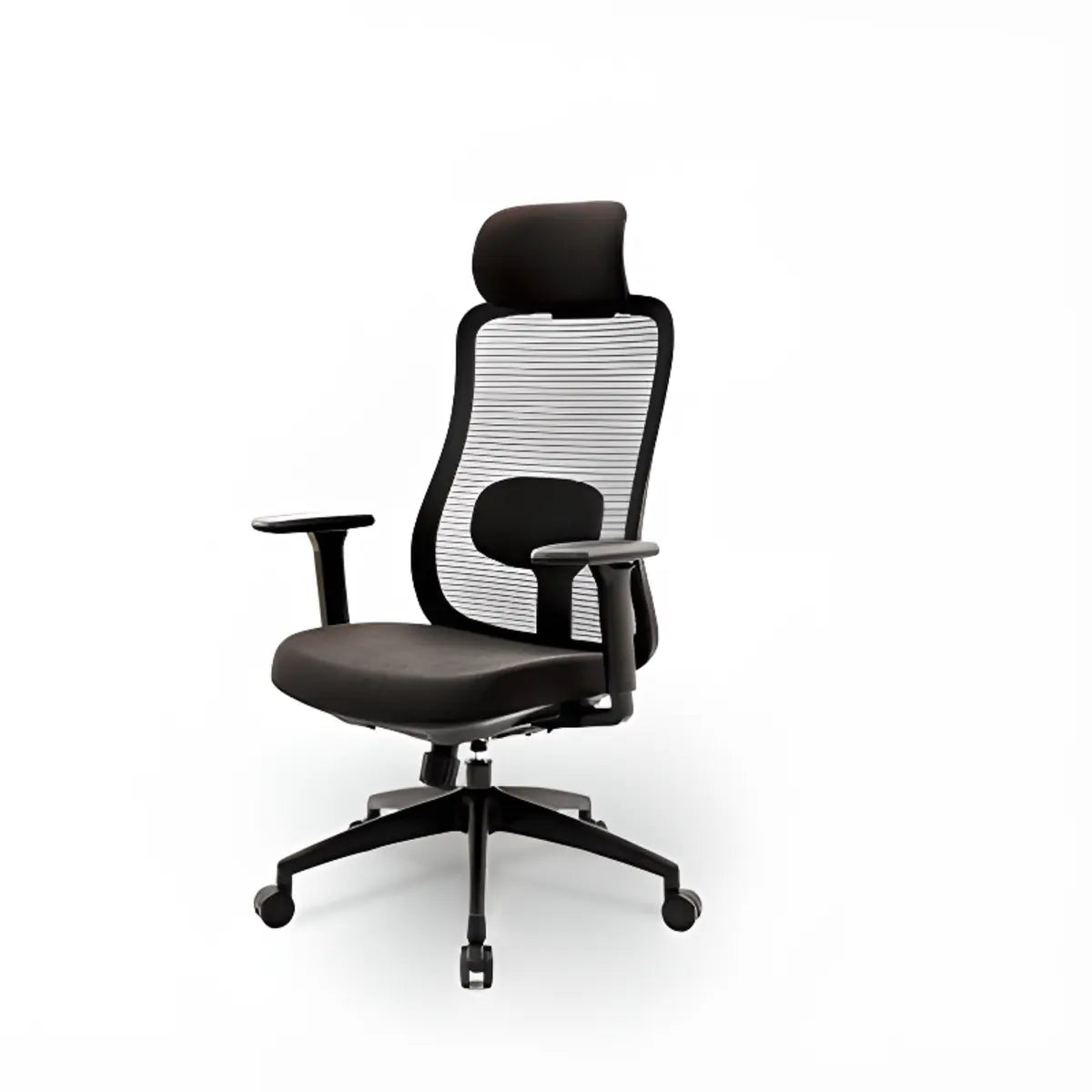 Lumbar Support Ergonomic Fabric Adjustable Office Chair Image - 14