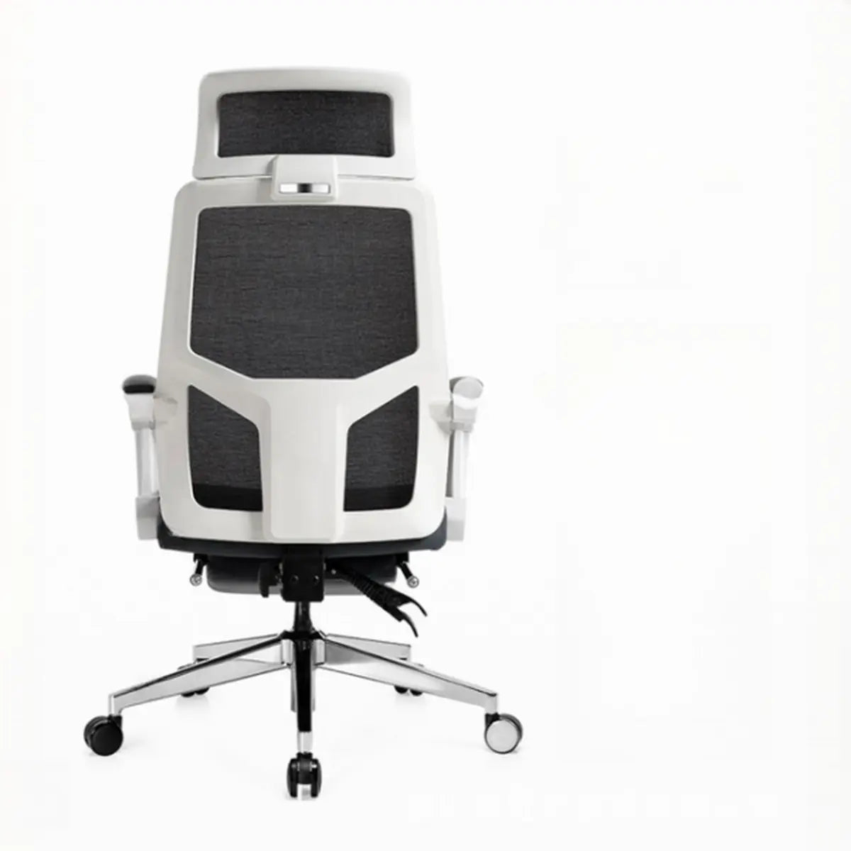 Lumbar Support Ergonomic Mesh Office Black Adjustable Chair Image - 6