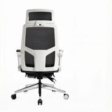 Lumbar Support Ergonomic Mesh Office Black Adjustable Chair Image - 6