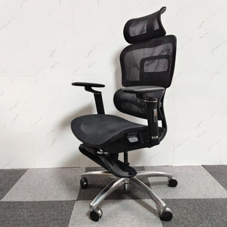 Lumbar Support Ergonomic Mesh Office Chair with Wheels Image - 1