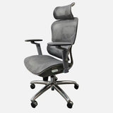 Lumbar Support Ergonomic Mesh Office Chair with Wheels Image - 11