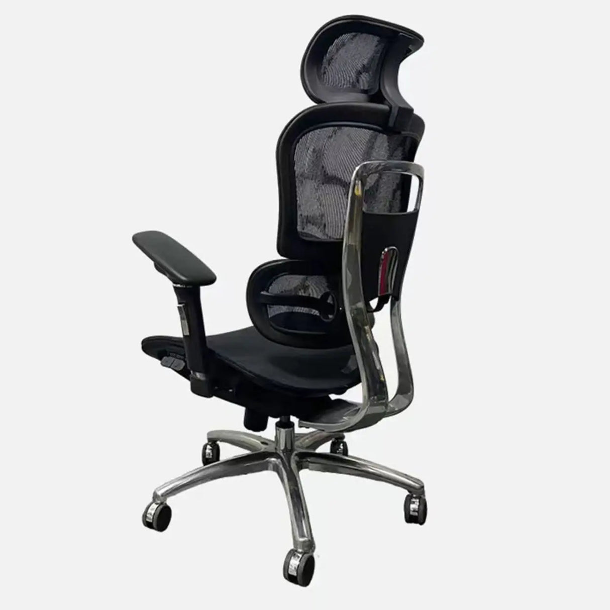 Lumbar Support Ergonomic Mesh Office Chair with Wheels Image - 13