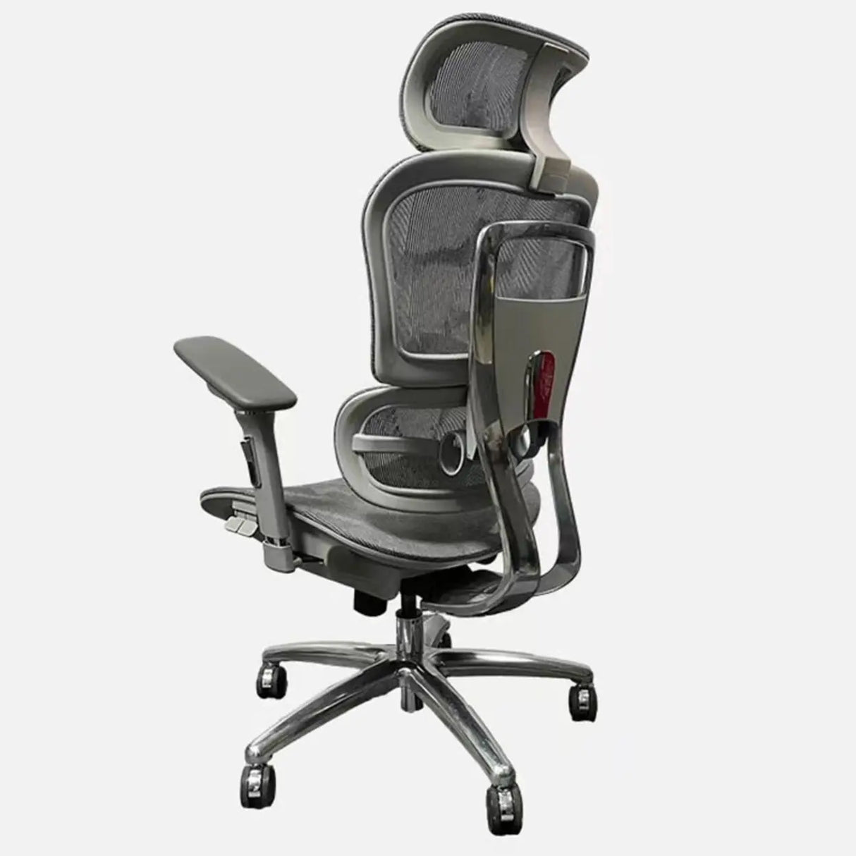 Lumbar Support Ergonomic Mesh Office Chair with Wheels Image - 15