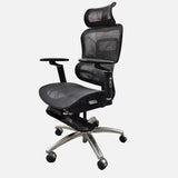 Lumbar Support Ergonomic Mesh Office Chair with Wheels Image - 2