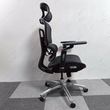 Lumbar Support Ergonomic Mesh Office Chair with Wheels Image - 4