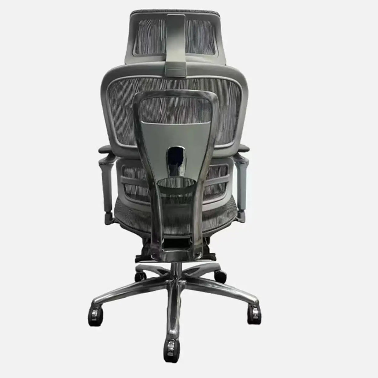 Lumbar Support Ergonomic Mesh Office Chair with Wheels Image - 7