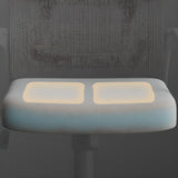 Lumbar Support Ergonomic Swivel Grey Mesh Office Chair Image - 12