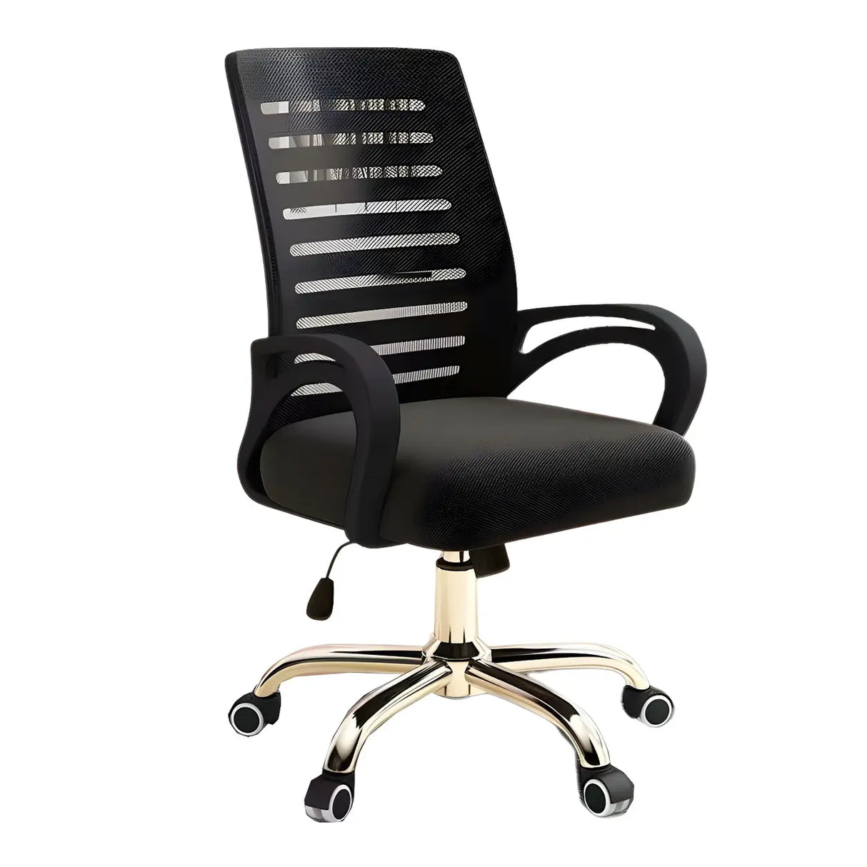 Lumbar Support Modern Mesh Ergonomic Office Chair Image - 10